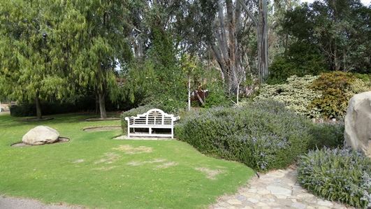 Bench at Weinberger Memorial Garden
