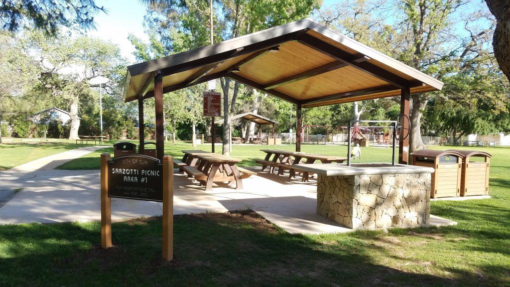 Picnic Area 1 with Sign